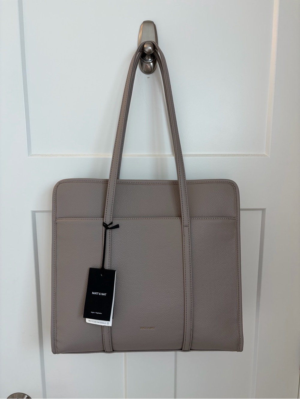 Matt & Nat Taupe Tote NWT